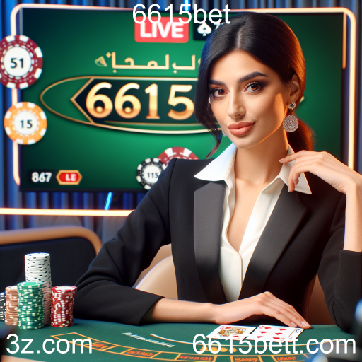 Atração dos Jogos ao Vivo na 6615bet